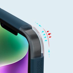Nillkin Super Frosted Shield Pro dėklas, skirtas iPhone 14 Plus, galinis dangtelis, raudonas