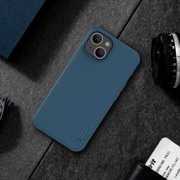 Nillkin Super Frosted Shield Pro dėklas, skirtas iPhone 14 Plus, galinis dangtelis, raudonas