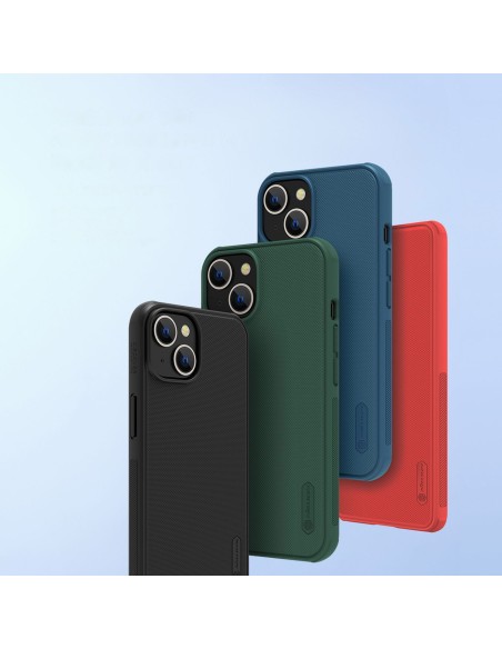 Nillkin Super Frosted Shield Pro dėklas iPhone 14 Plus galinio dangtelio žalias