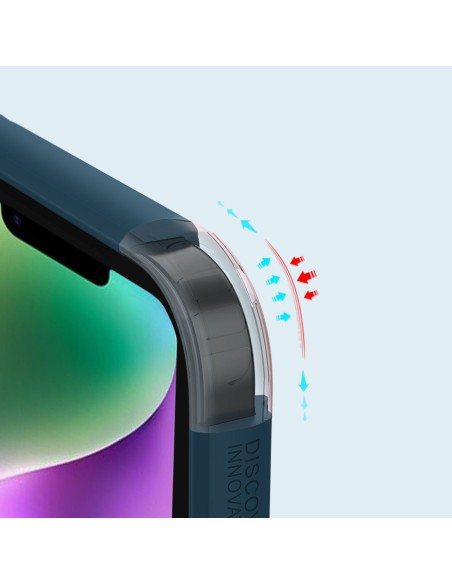 Nillkin Super Frosted Shield Pro dėklas iPhone 14 Plus galinio dangtelio žalias