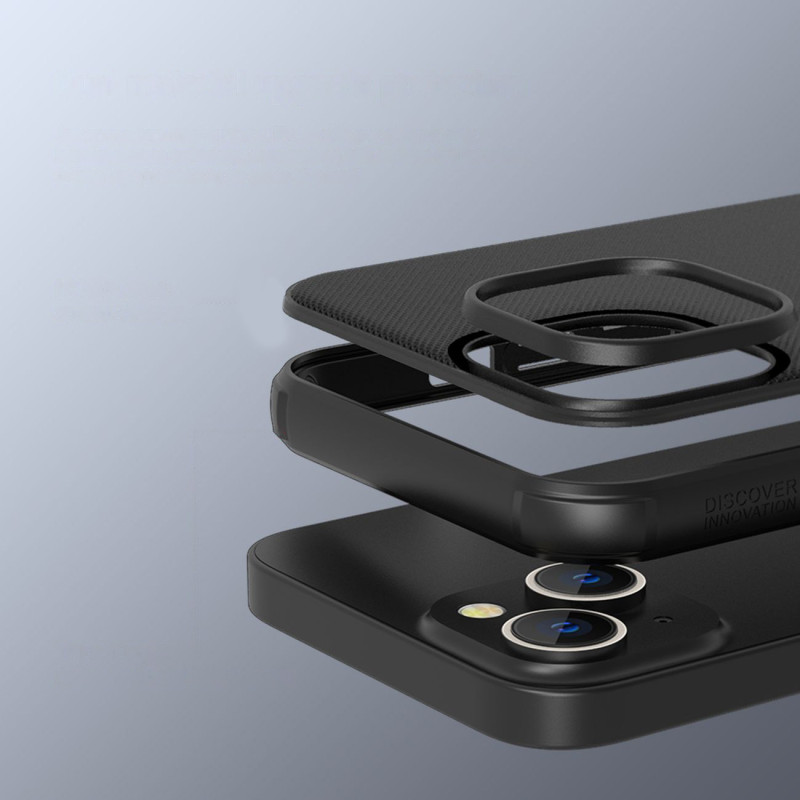 Nillkin Super Frosted Shield Pro dėklas iPhone 14 Plus galinio dangtelio žalias