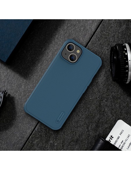 Nillkin Super Frosted Shield Pro dėklas iPhone 14 Plus galinio dangtelio žalias