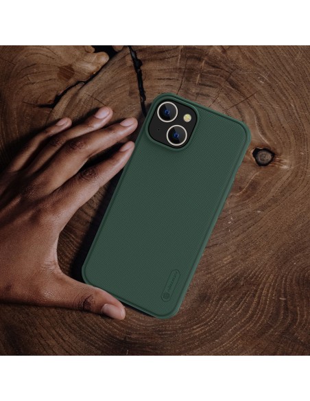 Nillkin Super Frosted Shield Pro dėklas iPhone 14 Plus galinio dangtelio žalias