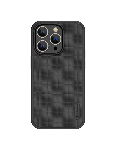 Nillkin Super Frosted Shield Pro dėklas iPhone 14 Pro Max galinis dangtelis juodas Nillkin Super Frosted Shield Pro dėklas iPhone 14 Pro Max galinis dangtelis juodas