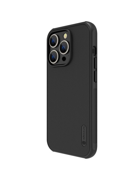 Nillkin Super Frosted Shield Pro dėklas iPhone 14 Pro Max galinis dangtelis juodas Nillkin Super Frosted Shield Pro dėklas iPhone 14 Pro Max galinis dangtelis juodas