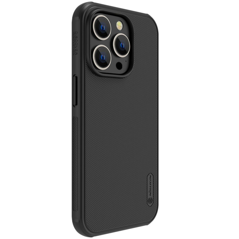 Nillkin Super Frosted Shield Pro dėklas iPhone 14 Pro Max galinis dangtelis juodas