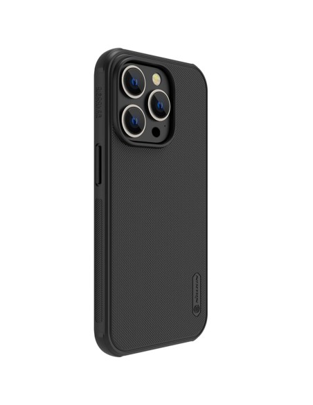 Nillkin Super Frosted Shield Pro dėklas iPhone 14 Pro Max galinis dangtelis juodas Nillkin Super Frosted Shield Pro dėklas iPhone 14 Pro Max galinis dangtelis juodas