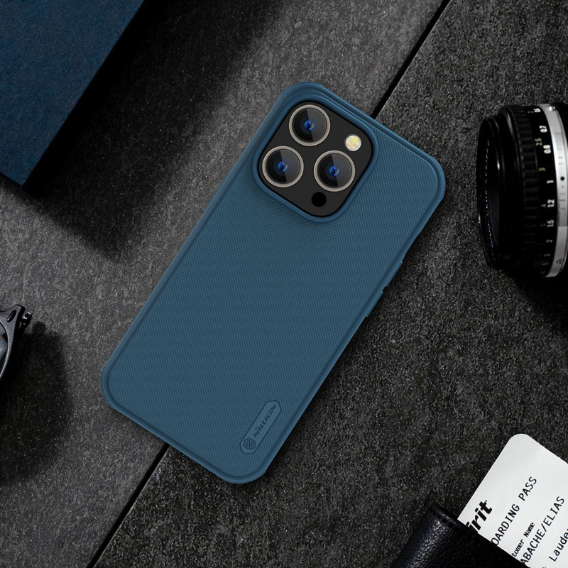 Nillkin Super Frosted Shield Pro dėklas iPhone 14 Pro Max galinis dangtelis juodas