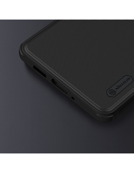 Nillkin Super Frosted Shield Pro magnetinis dėklas, skirtas iPhone 14 Pro su MagSafe magnetine mėlyna spalva