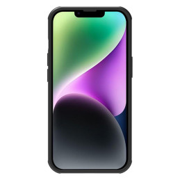 Nillkin Super Frosted Shield Pro magnetinis dėklas, skirtas iPhone 14 Plus su MagSafe magnetine juoda