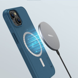 Nillkin Super Frosted Shield Pro magnetinis dėklas, skirtas iPhone 14 Plus su MagSafe magnetine juoda