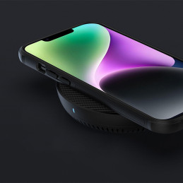 Nillkin Super Frosted Shield Pro magnetinis dėklas, skirtas iPhone 14 Plus su MagSafe magnetine juoda