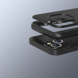 Nillkin Super Frosted Shield Pro magnetinis dėklas, skirtas iPhone 14 Plus su MagSafe magnetine juoda
