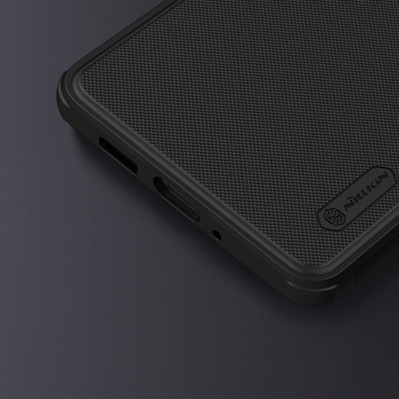 Nillkin Super Frosted Shield Pro magnetinis dėklas, skirtas iPhone 14 Plus su MagSafe magnetine juoda