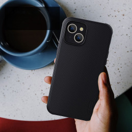 Nillkin Super Frosted Shield Pro magnetinis dėklas, skirtas iPhone 14 Plus su MagSafe magnetine juoda