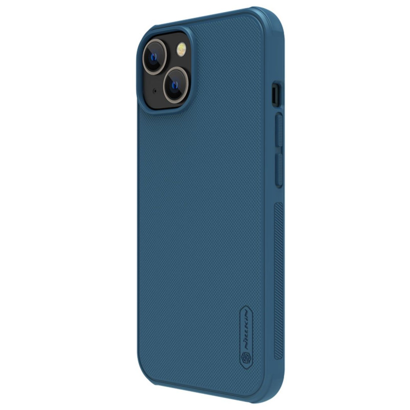 Nillkin Super Frosted Shield Pro magnetinis dėklas, skirtas iPhone 14 Plus su MagSafe magnetine mėlyna spalva