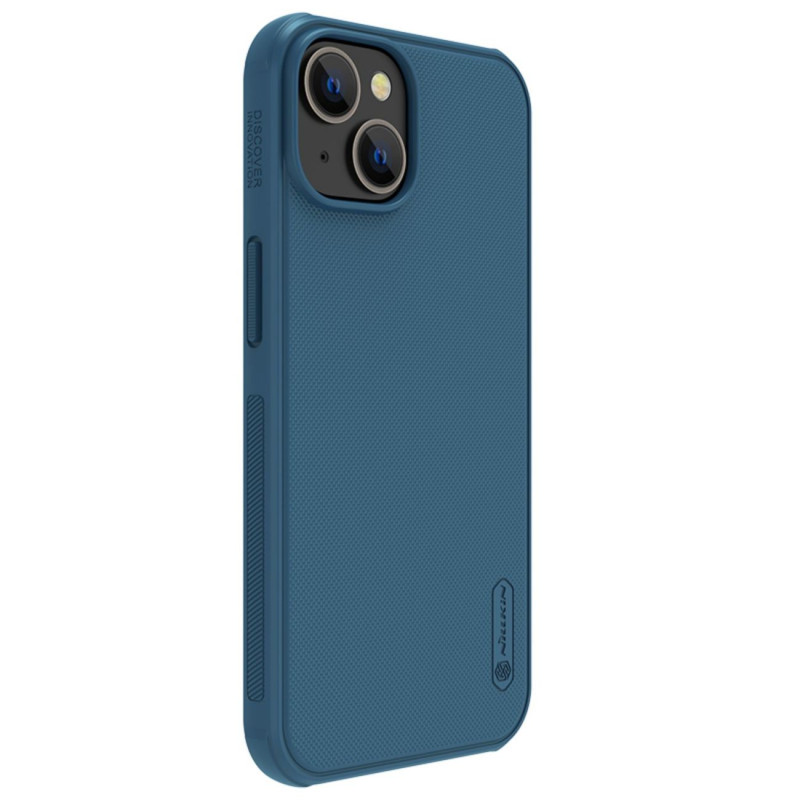 Nillkin Super Frosted Shield Pro magnetinis dėklas, skirtas iPhone 14 Plus su MagSafe magnetine mėlyna spalva