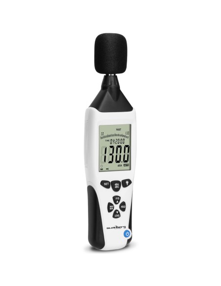 Skaitmeninis garso intensyvumo matuoklis decibelų matuoklis 30-130 dB Skaitmeninis garso intensyvumo matuoklis decibelų matuoklis 30-130 dB