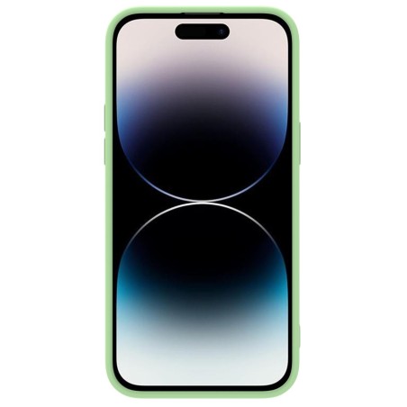 Nillkin CamShield magnetinis silikoninis dėklas iPhone 14 Pro magnetinis MagSafe dangtelis su fotoaparato apsauga žalia Nillkin CamShield magnetinis silikoninis dėklas iPhone 14 Pro magnetinis MagSafe dangtelis su fotoaparato apsauga žalia
