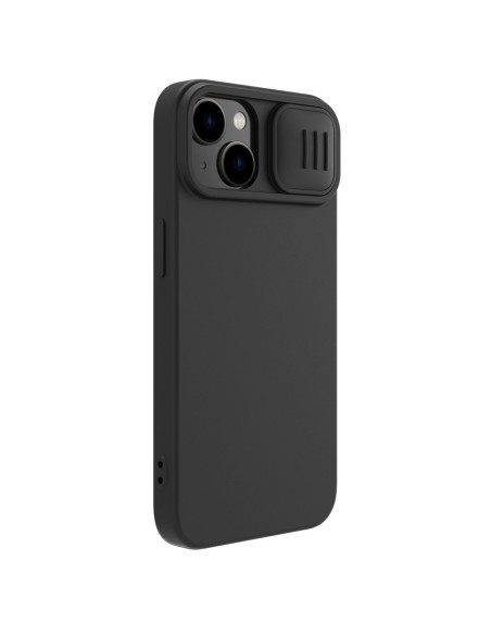 Nillkin CamShield magnetinis silikoninis dėklas iPhone 14 Plus magnetinis MagSafe dangtelis su fotoaparato apsauga juoda Nillkin CamShield magnetinis silikoninis dėklas iPhone 14 Plus magnetinis MagSafe dangtelis su fotoaparato apsauga juoda