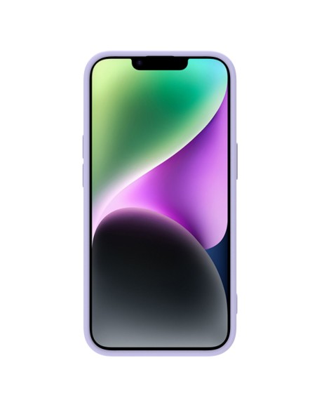 Nillkin CamShield magnetinis silikoninis dėklas iPhone 14 Plus magnetinis MagSafe fotoaparato dangtelis violetinis Nillkin CamShield magnetinis silikoninis dėklas iPhone 14 Plus magnetinis MagSafe fotoaparato dangtelis violetinis