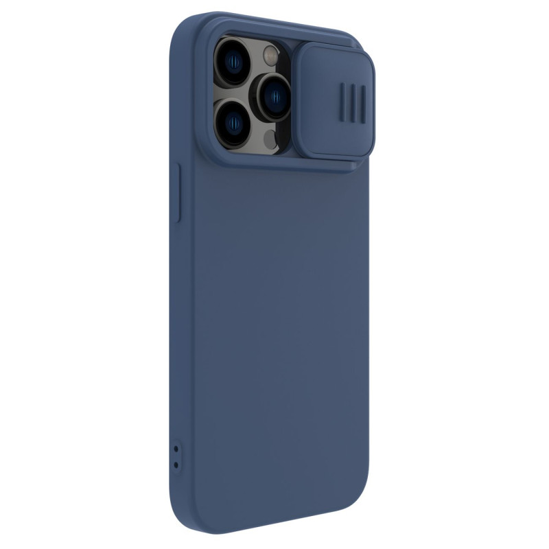 Nillkin CamShield magnetinis silikoninis dėklas iPhone 14 Pro Max magnetinis MagSafe dangtelis su fotoaparato apsauga mė...