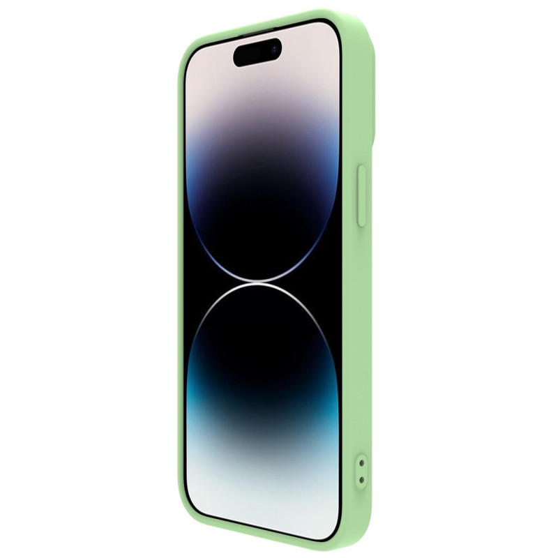 Nillkin CamShield magnetinis silikoninis dėklas iPhone 14 Pro Max magnetinis MagSafe dangtelis su fotoaparato apsauga ža...