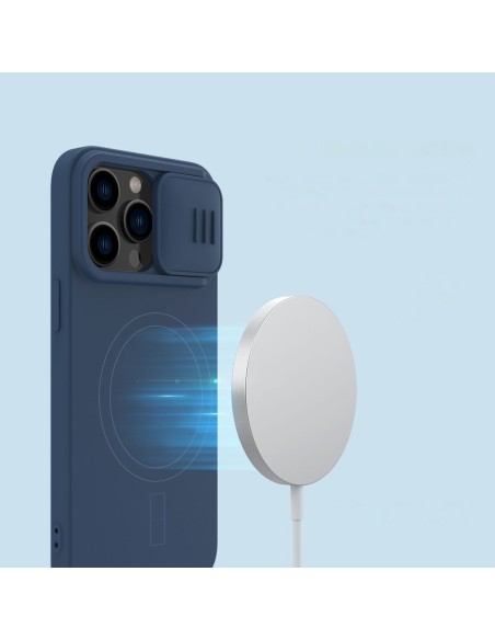 Nillkin CamShield magnetinis silikoninis dėklas iPhone 14 Pro Max magnetinis MagSafe dangtelis su fotoaparato apsauga ža... Nillkin CamShield magnetinis silikoninis dėklas iPhone 14 Pro Max magnetinis MagSafe dangtelis su fotoaparato apsauga ža...