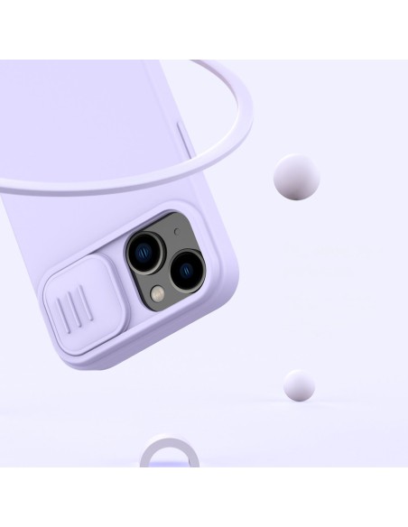 Nillkin CamShield šilkinis silikoninis dėklas iPhone 14 dėklo dangtelis su fotoaparato apsauga juoda Nillkin CamShield šilkinis silikoninis dėklas iPhone 14 dėklo dangtelis su fotoaparato apsauga juoda