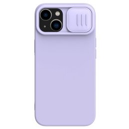 Nillkin CamShield Silky Silicone Case iPhone 14 Plus dėklas su fotoaparato apsauga, violetinė