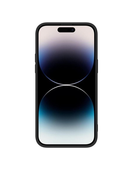 „Nillkin CamShield Silky“ silikoninis dėklas „iPhone 14 Pro Max“ dėklas su fotoaparato apsauga, juoda „Nillkin CamShield Silky“ silikoninis dėklas „iPhone 14 Pro Max“ dėklas su fotoaparato apsauga, juoda