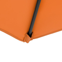 Sodo skėtis ant kvadratinio stulpo 250 x 250 cm oranžinė