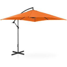 Sodo skėtis ant kvadratinio stulpo 250 x 250 cm oranžinė