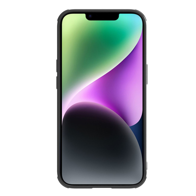Nillkin Synthetic Fiber S Case iPhone 14 Plus dėklas su fotoaparato dangteliu, juodas
