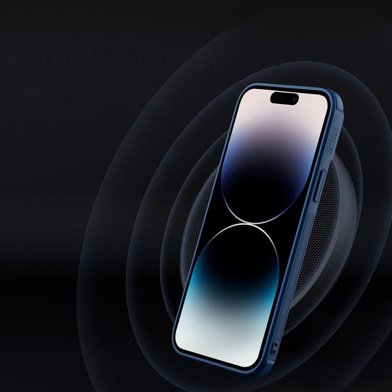 Nillkin Textured S Case iPhone 14 Pro šarvuotas dangtelis su fotoaparato dangteliu, juodas