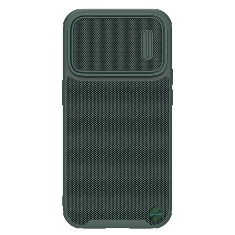 Nillkin Textured S Case iPhone 14 Pro šarvuotas dangtelis su žalios spalvos fotoaparato dangteliu Nillkin Textured S Case iPhone 14 Pro šarvuotas dangtelis su žalios spalvos fotoaparato dangteliu