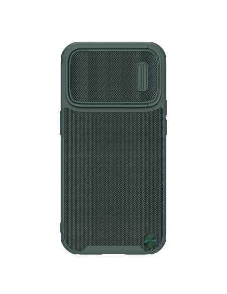 Nillkin Textured S Case iPhone 14 Pro šarvuotas dangtelis su žalios spalvos fotoaparato dangteliu Nillkin Textured S Case iPhone 14 Pro šarvuotas dangtelis su žalios spalvos fotoaparato dangteliu