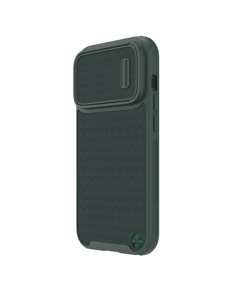 Nillkin Textured S Case iPhone 14 Pro šarvuotas dangtelis su žalios spalvos fotoaparato dangteliu Nillkin Textured S Case iPhone 14 Pro šarvuotas dangtelis su žalios spalvos fotoaparato dangteliu