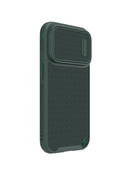 Nillkin Textured S Case iPhone 14 Pro šarvuotas dangtelis su žalios spalvos fotoaparato dangteliu Nillkin Textured S Case iPhone 14 Pro šarvuotas dangtelis su žalios spalvos fotoaparato dangteliu