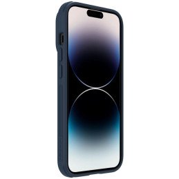 Nillkin Textured S Case iPhone 14 Pro Max šarvuotas dangtelis su mėlynu fotoaparato dangteliu