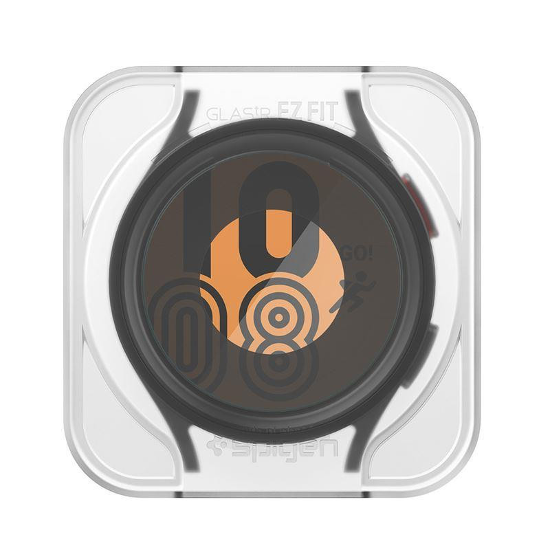 Spigen Glas.tR EZ Fit grūdintas stiklas, skirtas Samsung Galaxy Watch 5 Pro (45 mm) - 2 vnt.