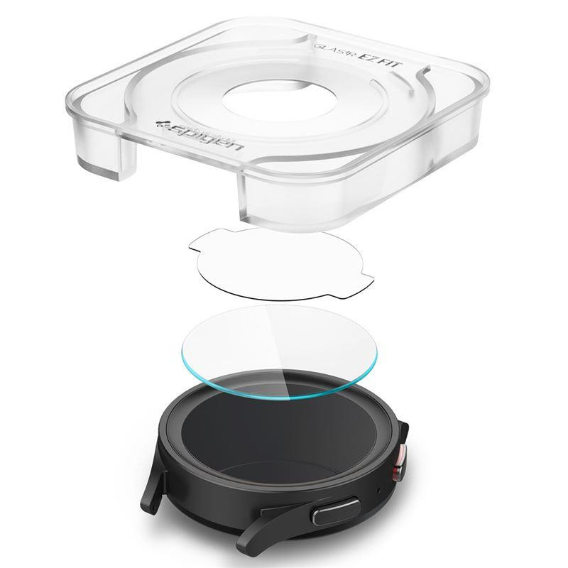 Spigen Glas.tR EZ Fit grūdintas stiklas, skirtas Samsung Galaxy Watch 5 Pro (45 mm) - 2 vnt.