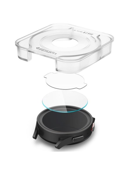 Spigen Glas.tR EZ Fit grūdintas stiklas, skirtas Samsung Galaxy Watch 5 Pro (45 mm) - 2 vnt. Spigen Glas.tR EZ Fit grūdintas stiklas, skirtas Samsung Galaxy Watch 5 Pro (45 mm) - 2 vnt.