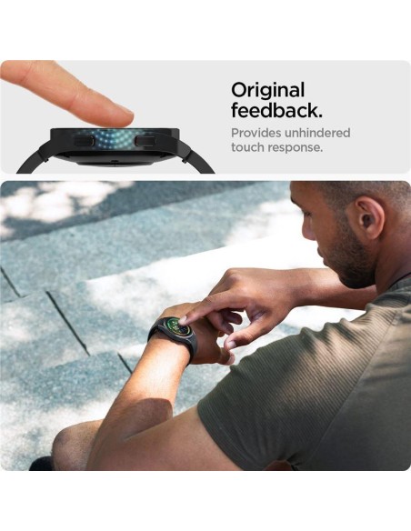 Spigen Glas.tR EZ Fit grūdintas stiklas, skirtas Samsung Galaxy Watch 5 Pro (45 mm) - 2 vnt. Spigen Glas.tR EZ Fit grūdintas stiklas, skirtas Samsung Galaxy Watch 5 Pro (45 mm) - 2 vnt.