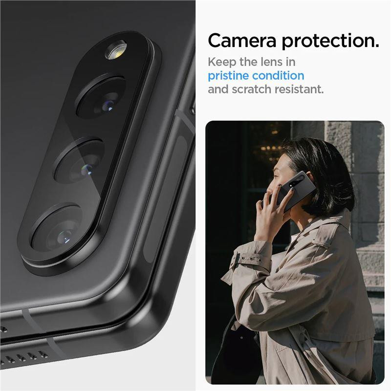 Spigen Optik.tR kameros apsauga Samsung Galaxy Z Fold 4 - juoda 2 vnt.