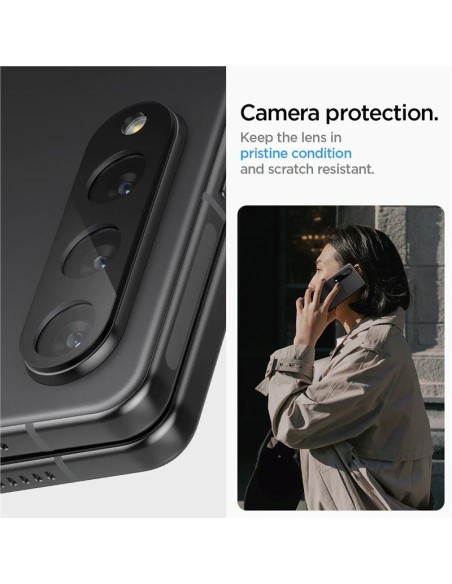Spigen Optik.tR kameros apsauga Samsung Galaxy Z Fold 4 - juoda 2 vnt. Spigen Optik.tR kameros apsauga Samsung Galaxy Z Fold 4 - juoda 2 vnt.