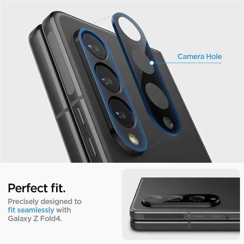 Spigen Optik.tR kameros apsauga Samsung Galaxy Z Fold 4 - juoda 2 vnt.