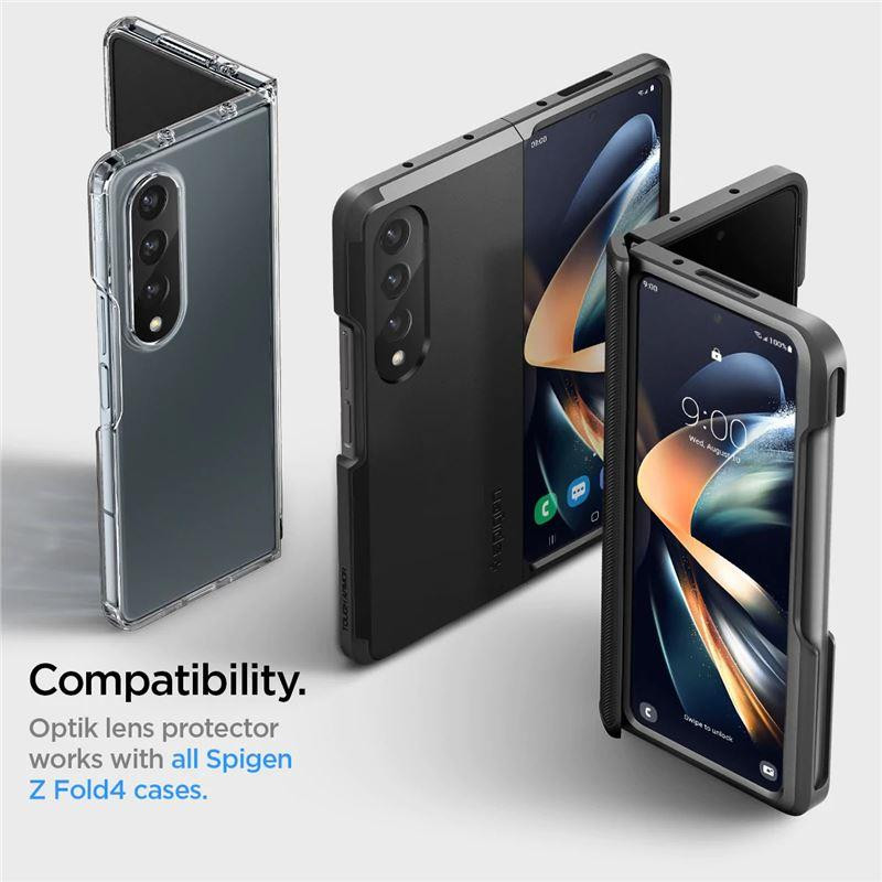 Spigen Optik.tR kameros apsauga Samsung Galaxy Z Fold 4 - juoda 2 vnt.
