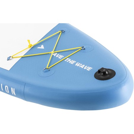 Dviejų kamerų pripučiama SUP lenta su priedais 105 kg - šviesiai mėlyna Dviejų kamerų pripučiama SUP lenta su priedais 105 kg - šviesiai mėlyna