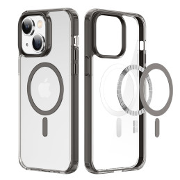 Dux Ducis Clin2 dėklas iPhone 14, magnetinis MagSafe dangtelis, pilkas